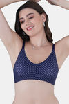 Tweens Padded Non-Wired Full Coverage Super Support Bra - Blue — thumbnail 3